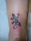 tribal lizard tattoos